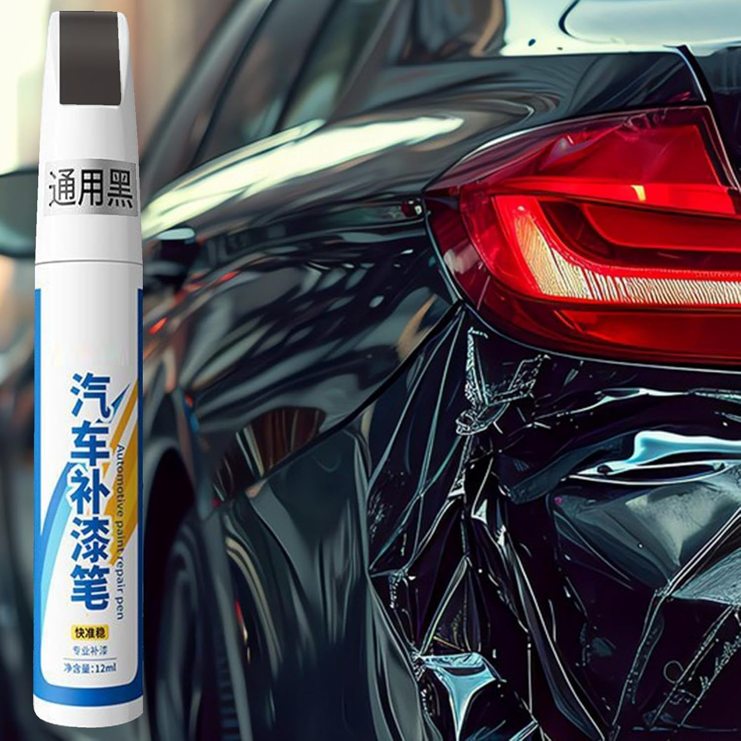 Compact White Car Paint Touch up | Scratch Repair, Touch up Paint for Daily Wear & Tear on Glossy Matte - Red image number 4