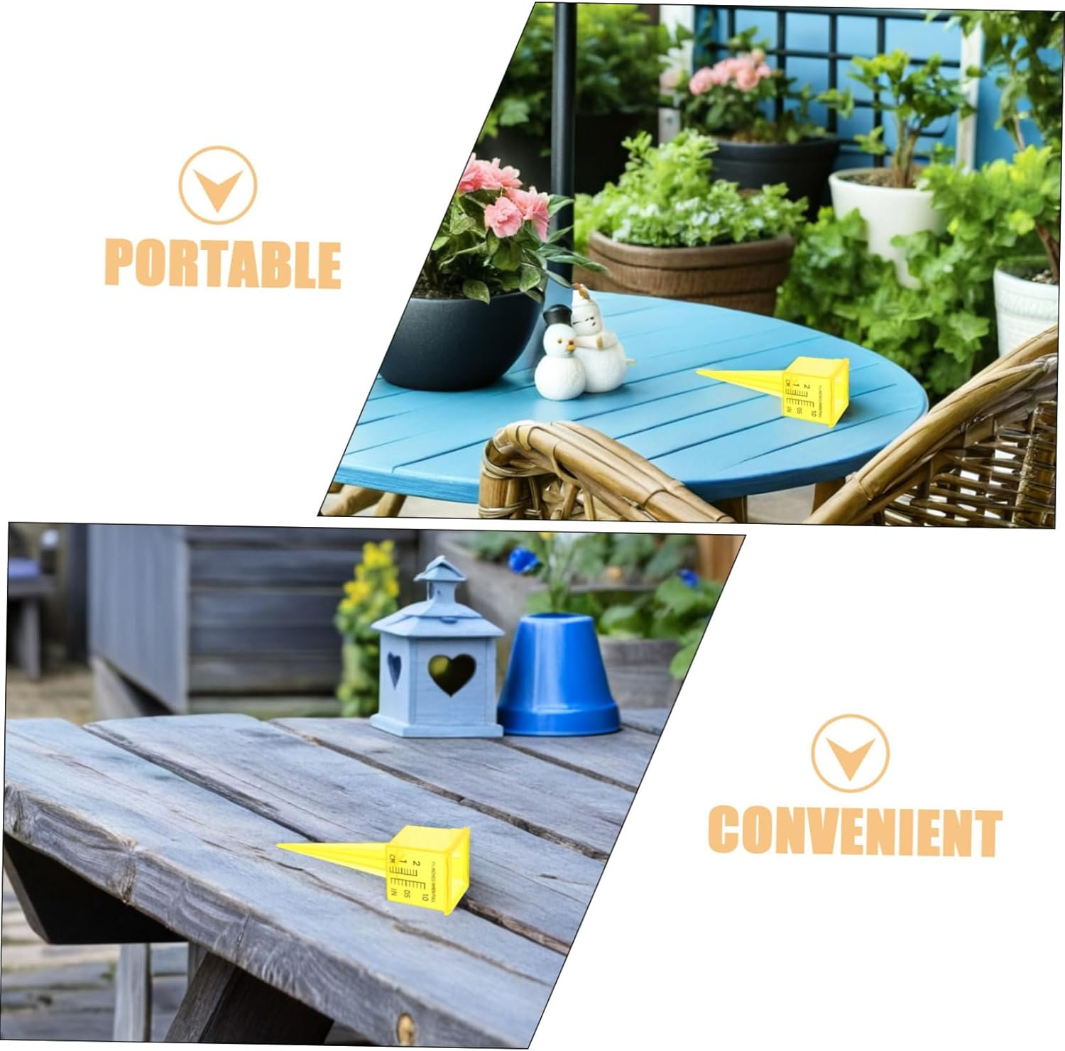 Homoyoyo 20Pcs Rain Gauge Outdoor Sprinkler Gauge with Wide Mouth Weatherproof Lawn Water Measurement Tool for Yards Gardens and Lawns Read Design for Precise Irrigation Monitoring image number 6