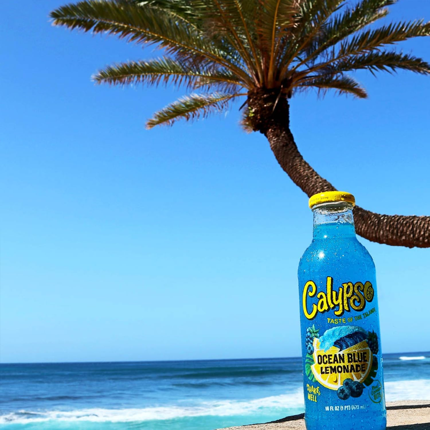 Calypso Ocean Blue Lemonade Drink 473 Ml (Pack of 12) image number 4