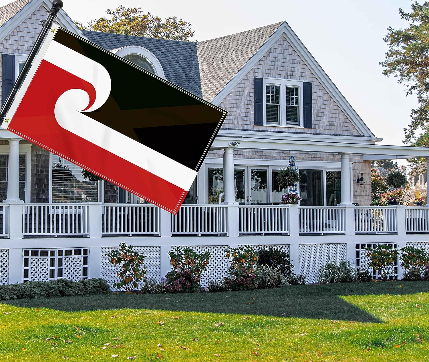 Large 3&times;5 FT Maori Flag, Big Maori 100D National Outdoor Banner,Decorgarden with Brass Gromment image number 4