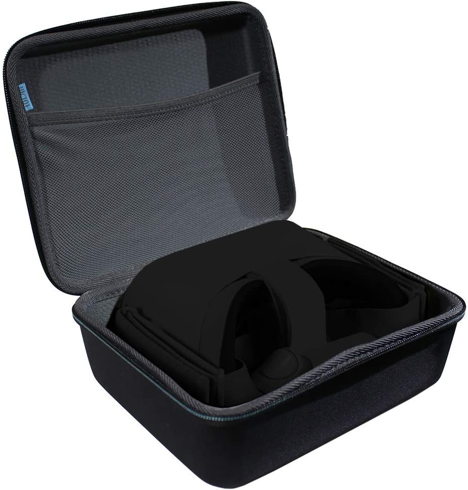 TUDIA Hard Travel EVA Shock Absorption Carrying Storage Case Compatible with Samsung Gear VR W/Controller, Black image number 3