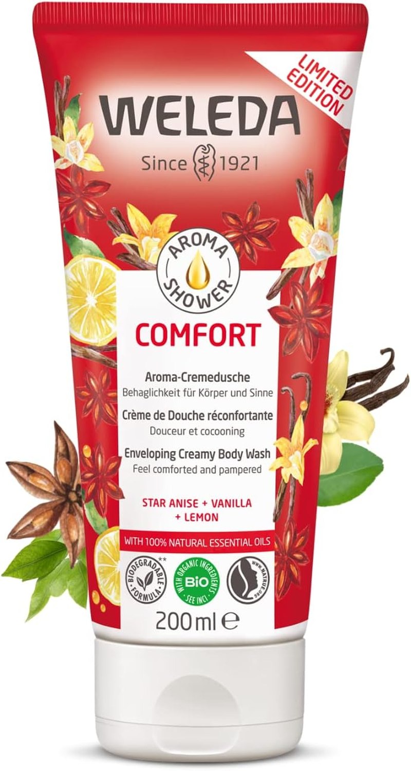 Weleda Aroma Shower HAPPINESS Limited Edition, Organic Shower Gel, Natural image number 2