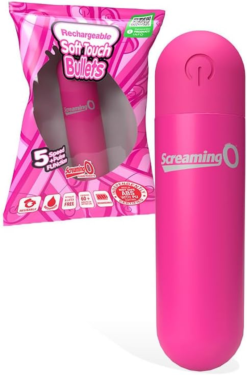 Screaming O Soft Touch Rechargeable Bullets - Pink
