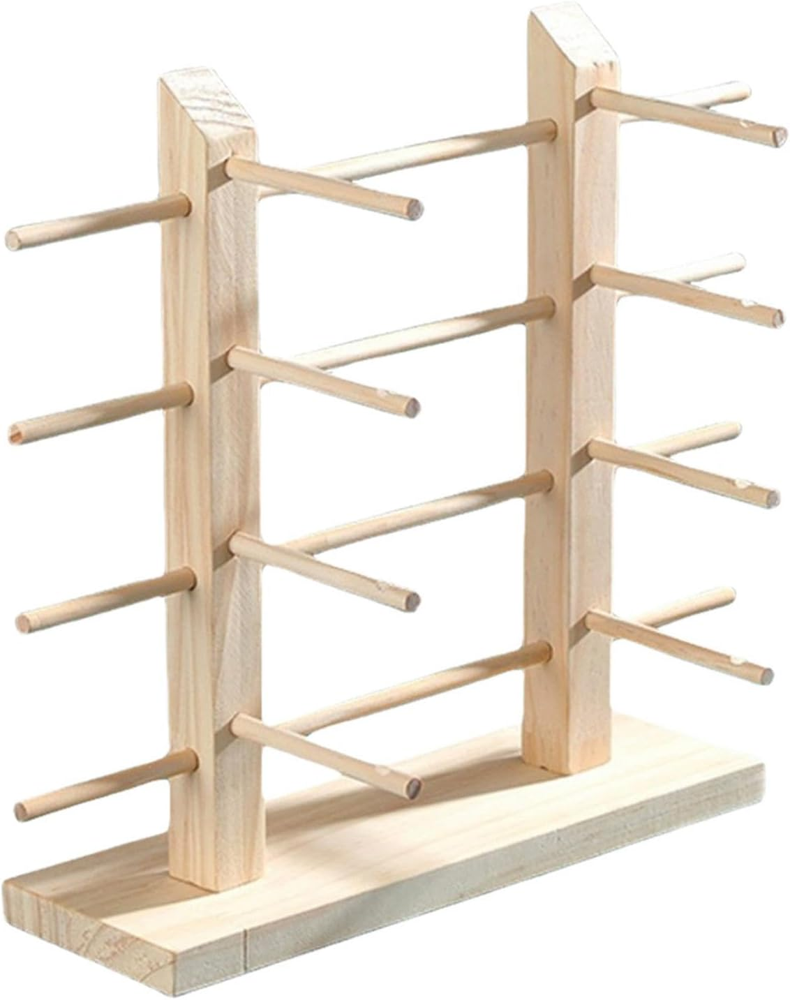 Qkbuza Sunglasses Rack - Wooden Multiple Glasses Holder Glasses Display Stand,Glasses Display, Sunglass Rack, Detachable Eyeglass Stand for Men, Women