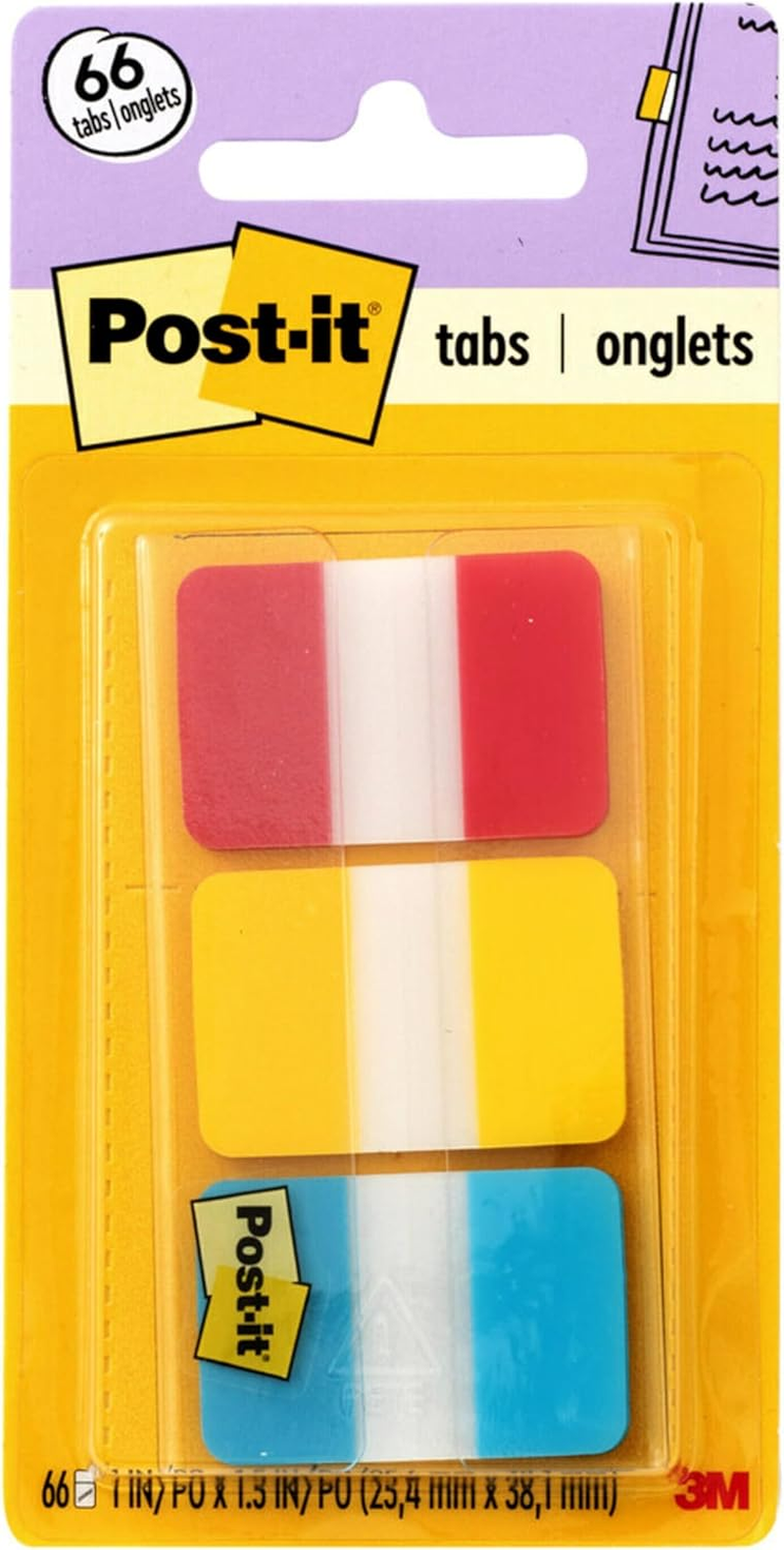 Post-It Easy Dispenser Durable Tabs 4 Assorted Colours 25.4Mm X 38.1Mm 686-RALY image number 5