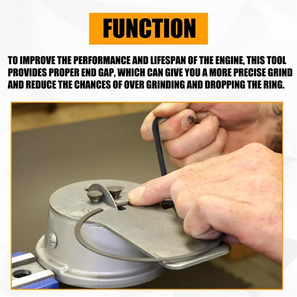 Piston Ring Gap Filer Tool for Filing Ring Gaps Rotate Gapping Grinder Ring File image number 6