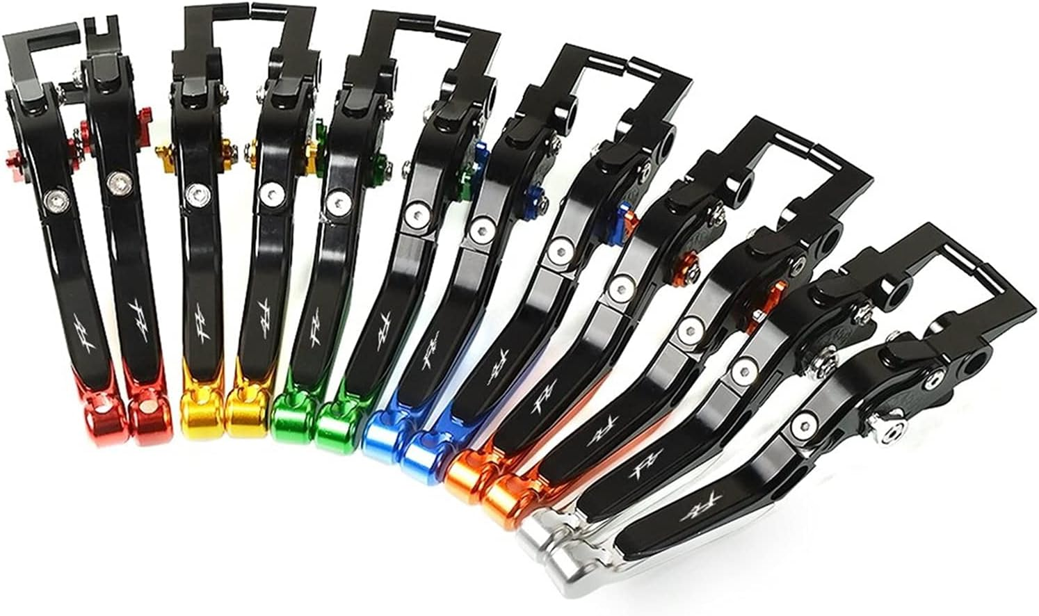 Motorbike Brake Clutch Lever Adjustable Foldable Handle Motorcycle Brake Clutch Levers for Ya-M&Aha FZ1 FAZER FZ6R MT7 MT-07 FZ7 FZ-07 FZ8 FZ-08 FZ9 FZ-09 MT-09 SR (Color : Gold FZ1 FAZER 01-05) image number 3