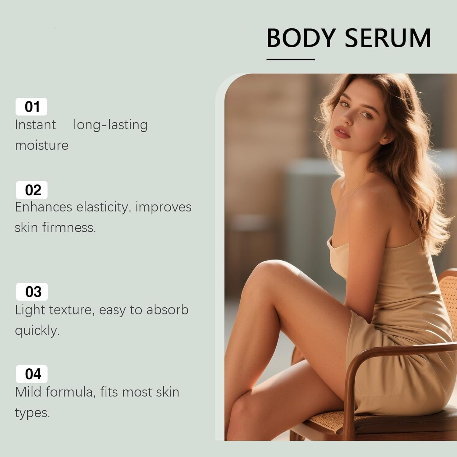 Body Hydrator Body Serum - 386ML/13 FL OZ, Fast-Absorbing Non-Greasy Moisturizer for Dry Skin, Long-Lasting Hydration & Elasticity Boost,Smooth Skin,Lightweight (1PCS) image number 5