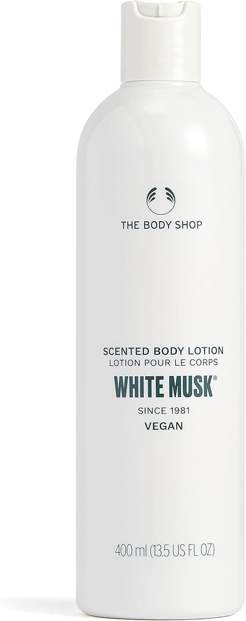 The Body Shop White Musk Body Lotion Paraben-Free Moisturizer 13.5 Fl. Oz.