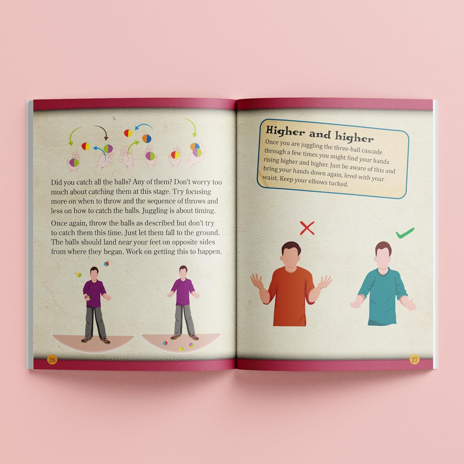 Learn Juggling - Retro Box Set with Instruction Book and Three Quality Juggling Balls image number 2