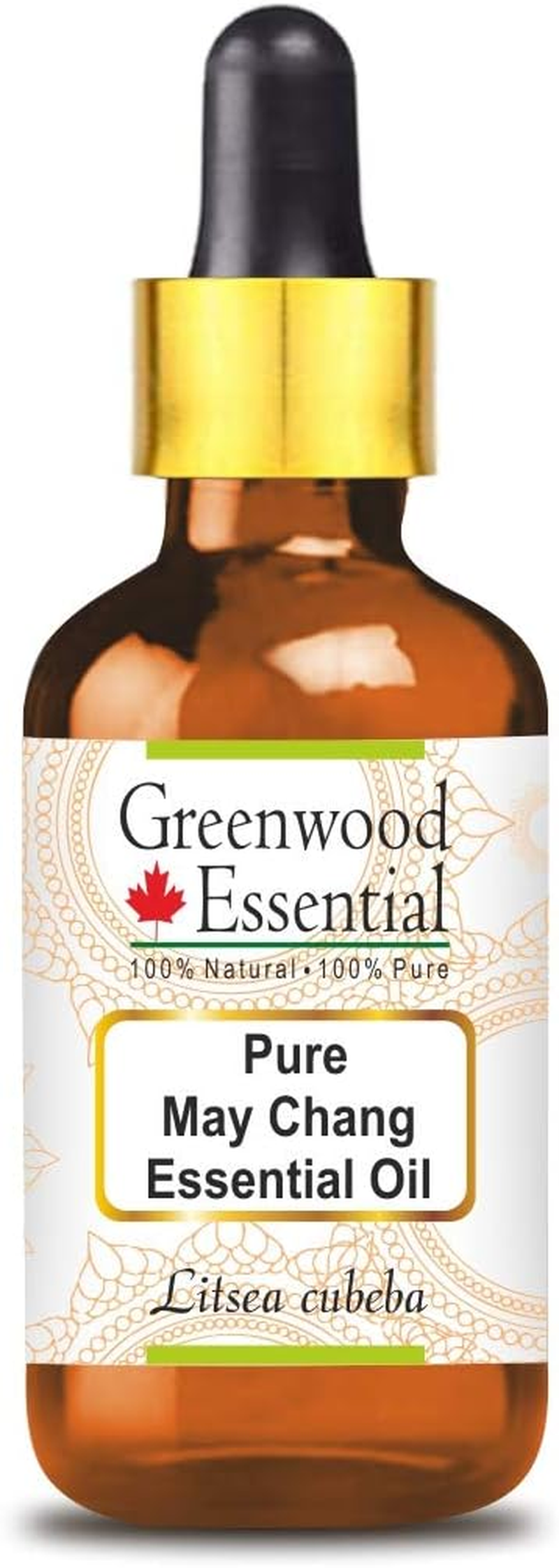 Greenwood Essential Pure May Chang Essential Oil (Litsea Cubeba) with Glass Dropper Steam Distilled for Personal Care 30Ml (1Oz) image number 4