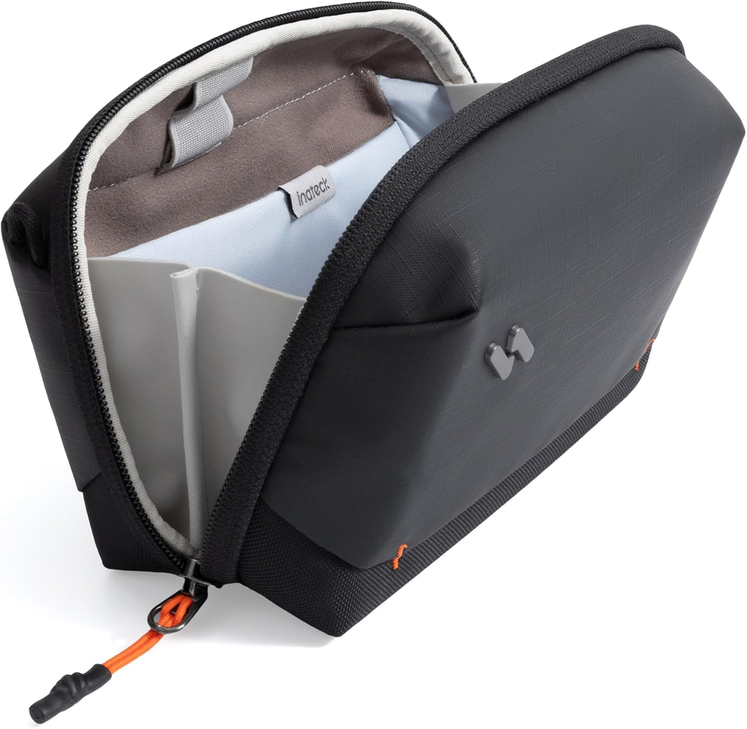 Inateck Portable Electronics Organiser, Splash-Resistant Travel Accessory Bag for Cables, Power Banks, Hubs, Headphones, Orange