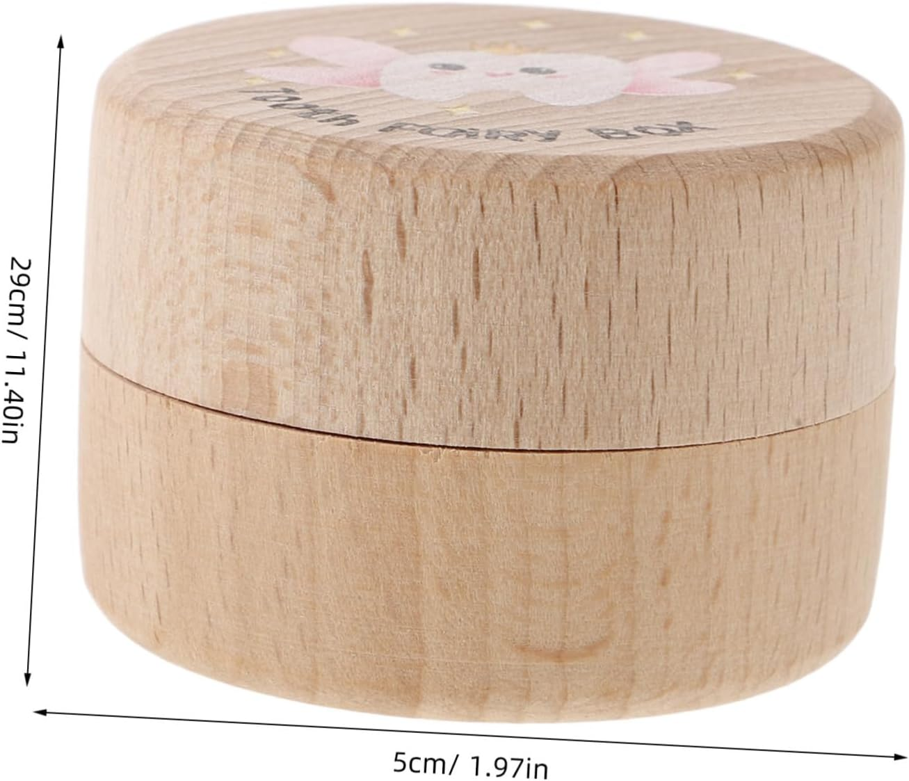 Keep Memories Safe Wooden Boys and Girls Tooth Collector Hair Box Modern Minimalist Design image number 6