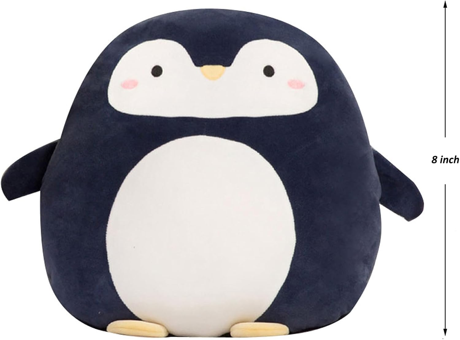 Penguin Plush Pillow, 8 Inch Kawaii Penguin Stuffed Animal Toy Cute Penguin Plushie Animal Pillows Gifts for Boys and Girls image number 6