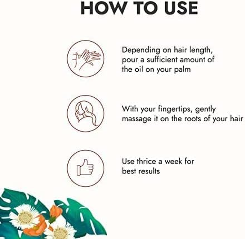 Kapiva Bhringraj Hair Nourishing Oil (200 Ml) 100% Ayurvedic, Voluminous Hair within 90 Days, Provides Hair Nourishment image number 4