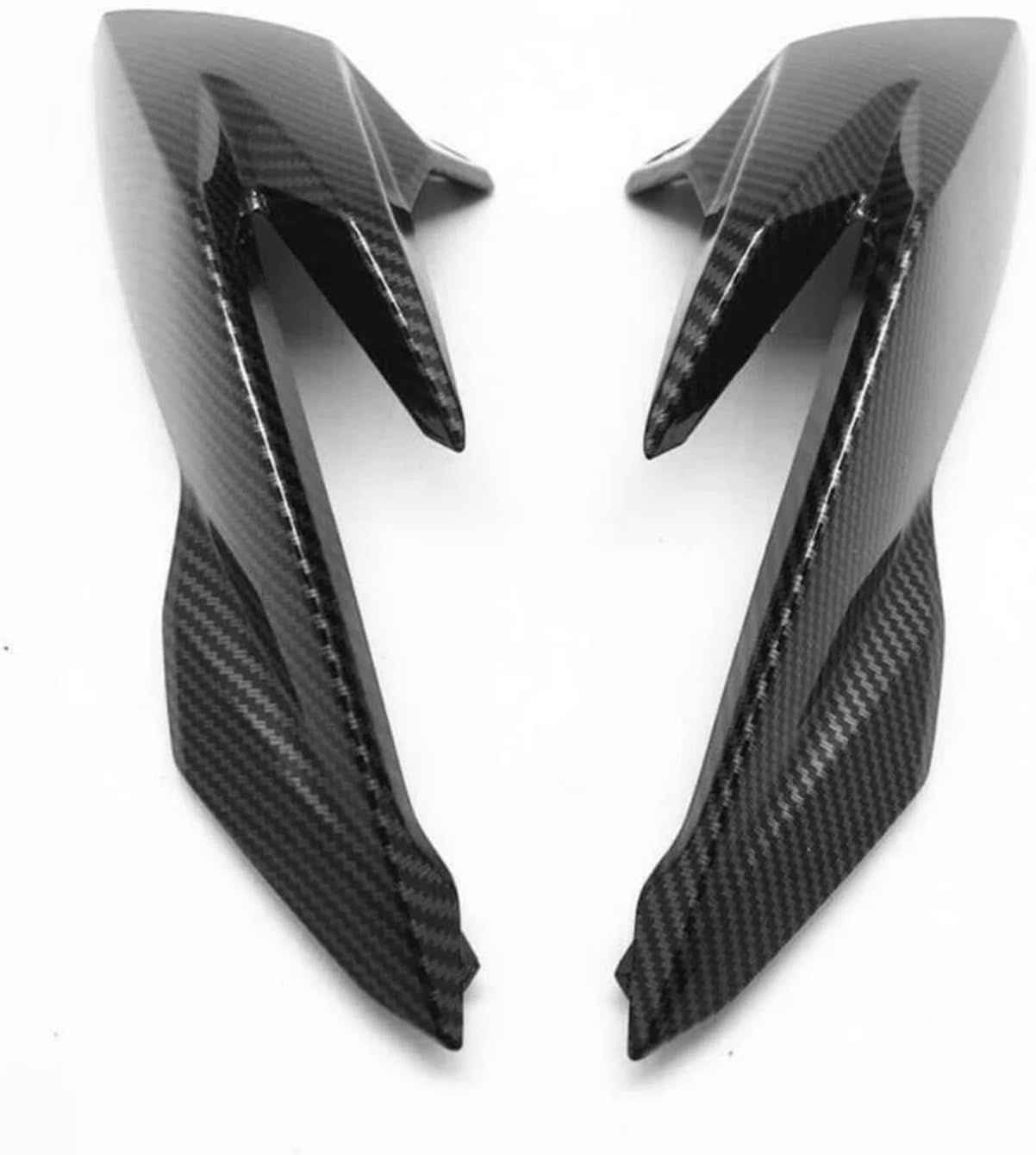 For CB 500F 2016-2018 2Pcs Motorcycle Fairing Trim Frame Cover Carbon Fiber Fairings Front Side Tank Air Vent Accessories image number 5