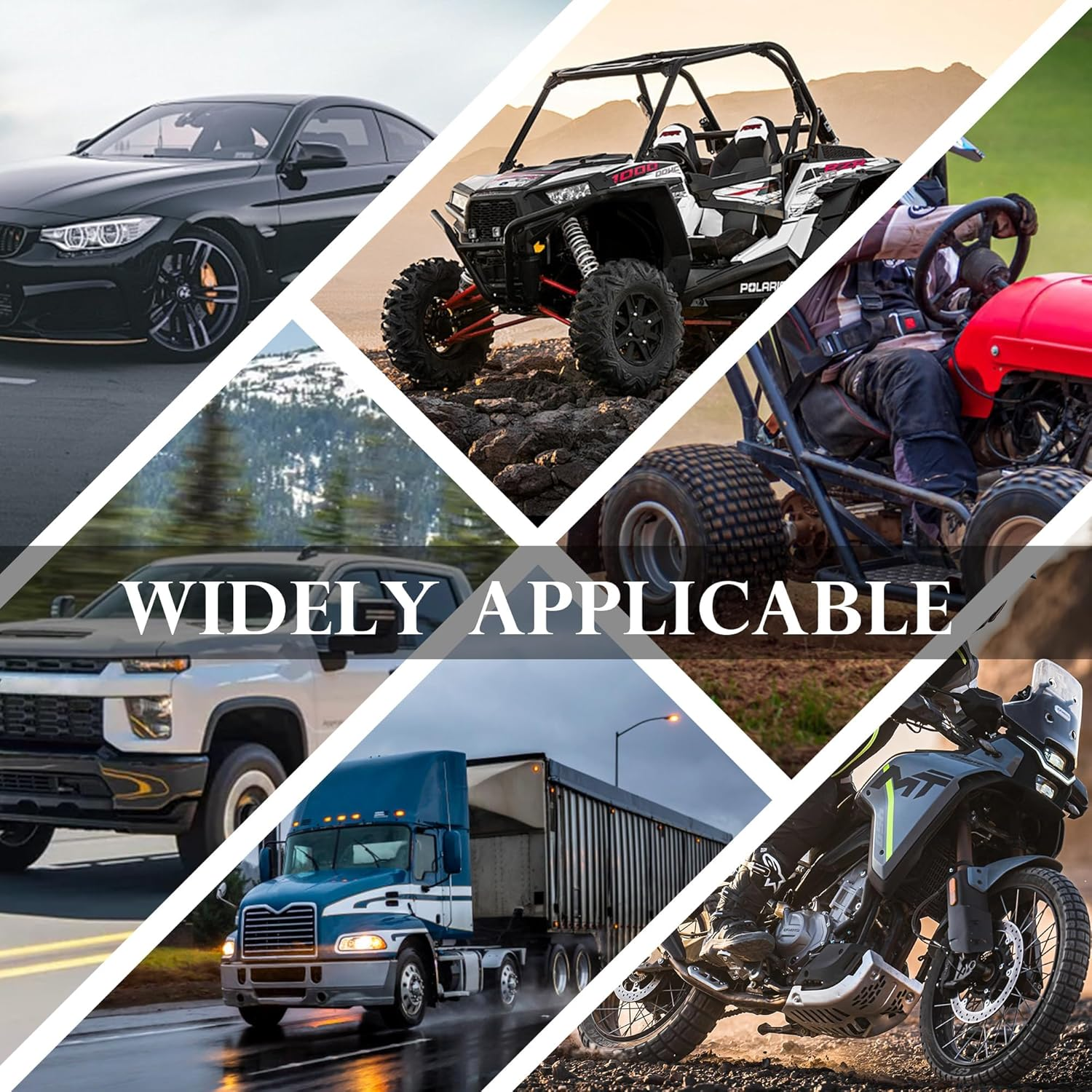 10 PCS TR413 Rubber Snap-In Tire Valve Stems Sturdy Replacement Tyre Valves Stems for 0.453" Tubeless Rim Holes on Cars, Go-Karts, Trucks, Lawn Mowers, Trailers image number 3