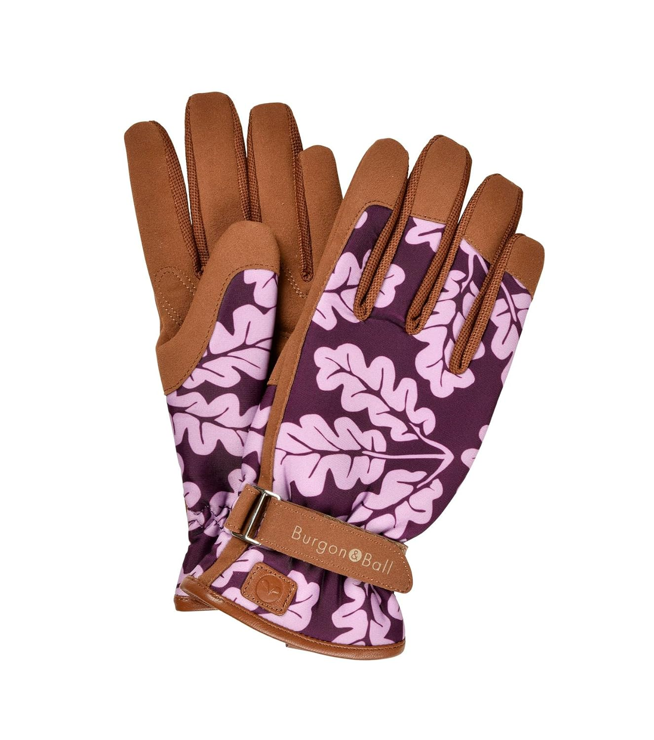 Burgon & Ball Love Oakleaf Plum S/M Gloves, Ladies, Gardening, Hands, Womens GLO/OAKPLUMSM image number 5