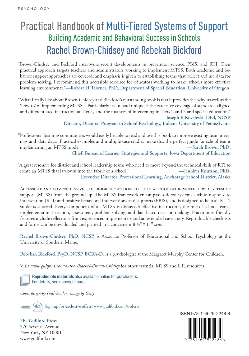 Practical Handbook of Multi-Tiered Systems of Support: Building Academic and Behavioral Success in Schools image number 1