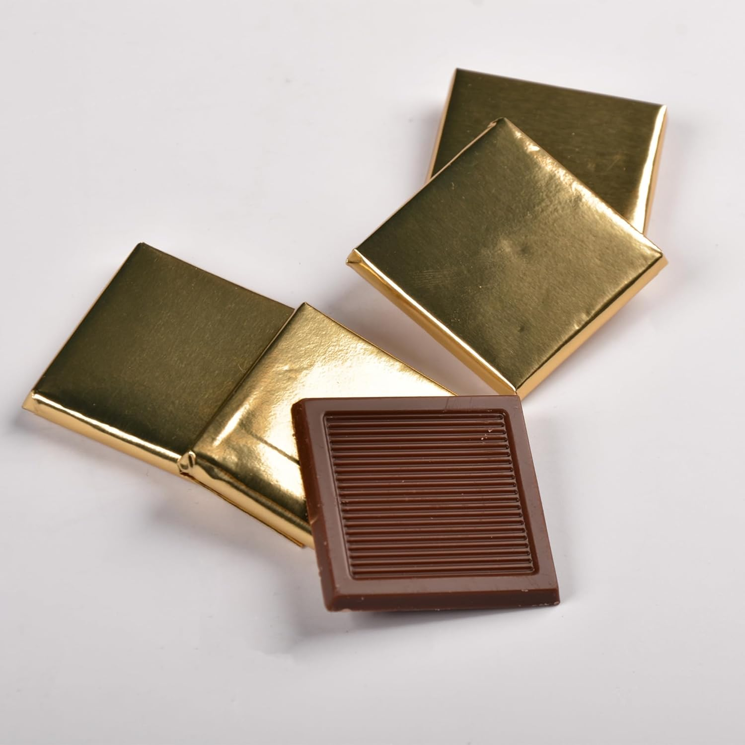 145 Pcs. Chocolate with Foil,1Kg Chocolate, Neapolitan Chocolate (Milk Chocolate - Gold Foil) image number 3