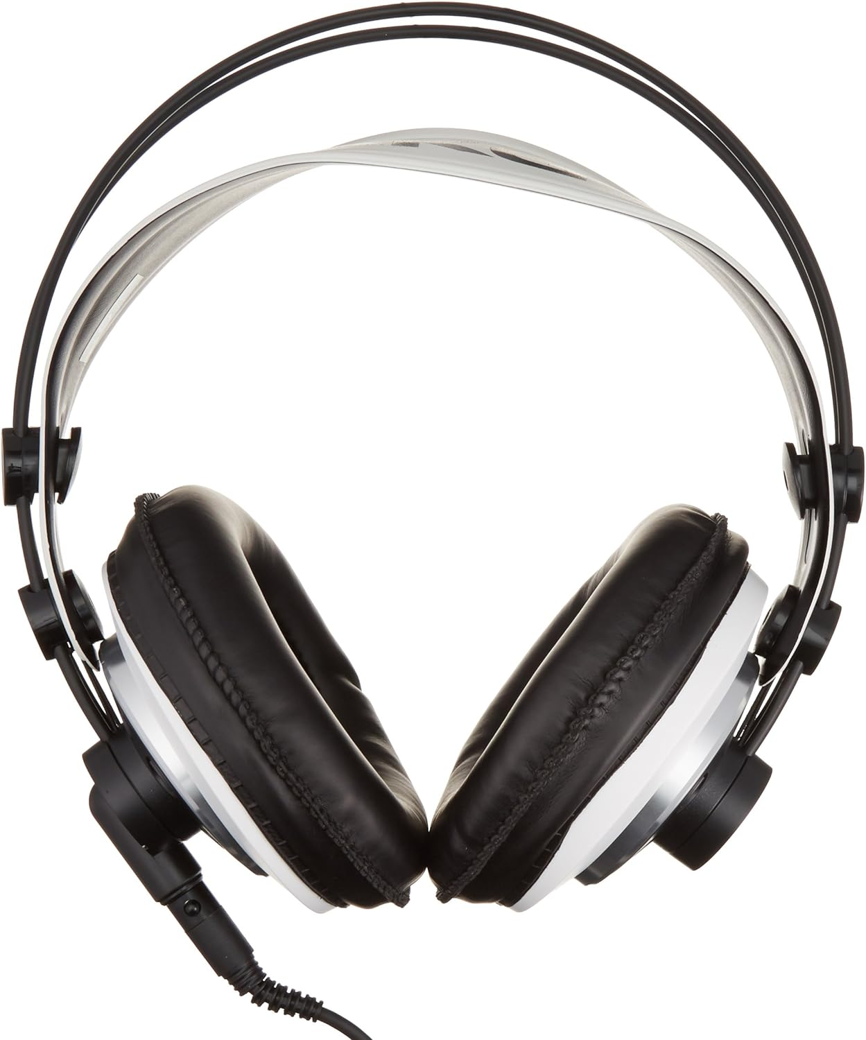 AKG M220 Pro Stylist Professional Large Diaphragm DJ Semi-Open High Definition Over-Ear Studio Headphones - White