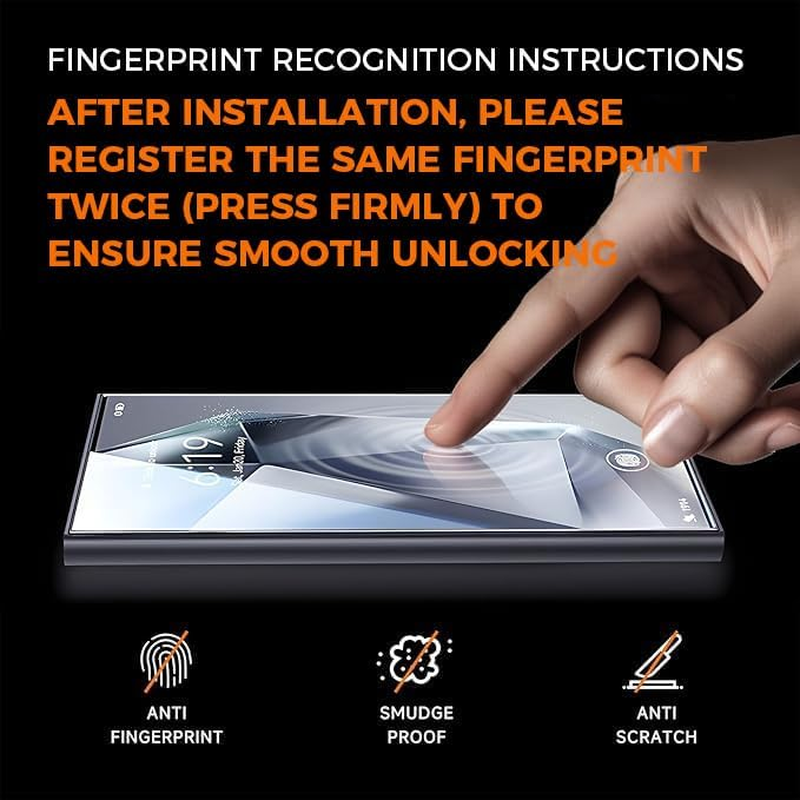 MAGIC JOHN 2 Pack for Samsung Galaxy S24 Ultra Tempered Glass Screen Protector, Auto Dust-Elimination Installation, Bubble Free, HD Clear, Easy Installation image number 2