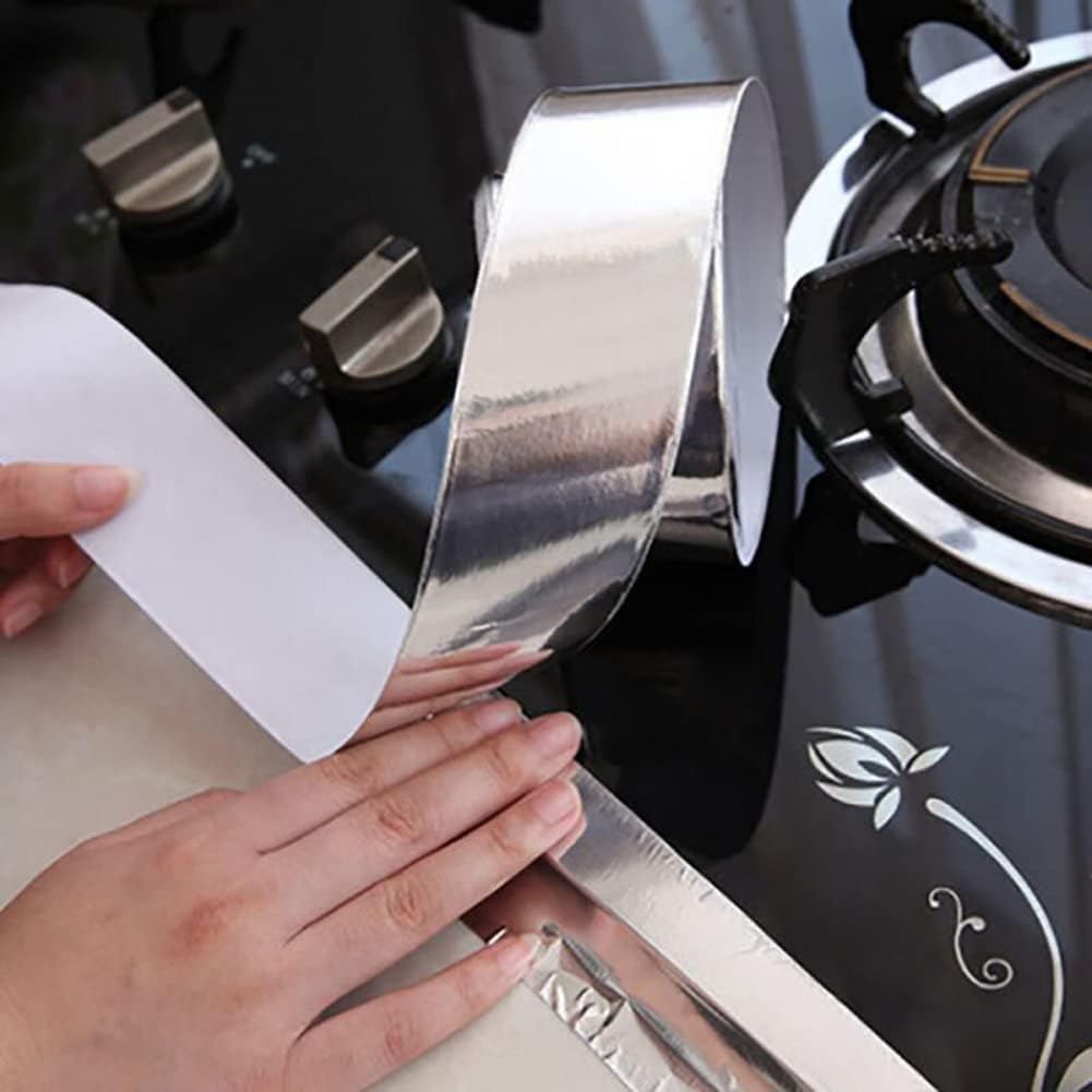 Aluminum Foil Tape - 1.97Inch X 55.77Feet Heat Insulation Adhesive Metal Tape - Sealing Tape for Air Conditioning Duct image number 6