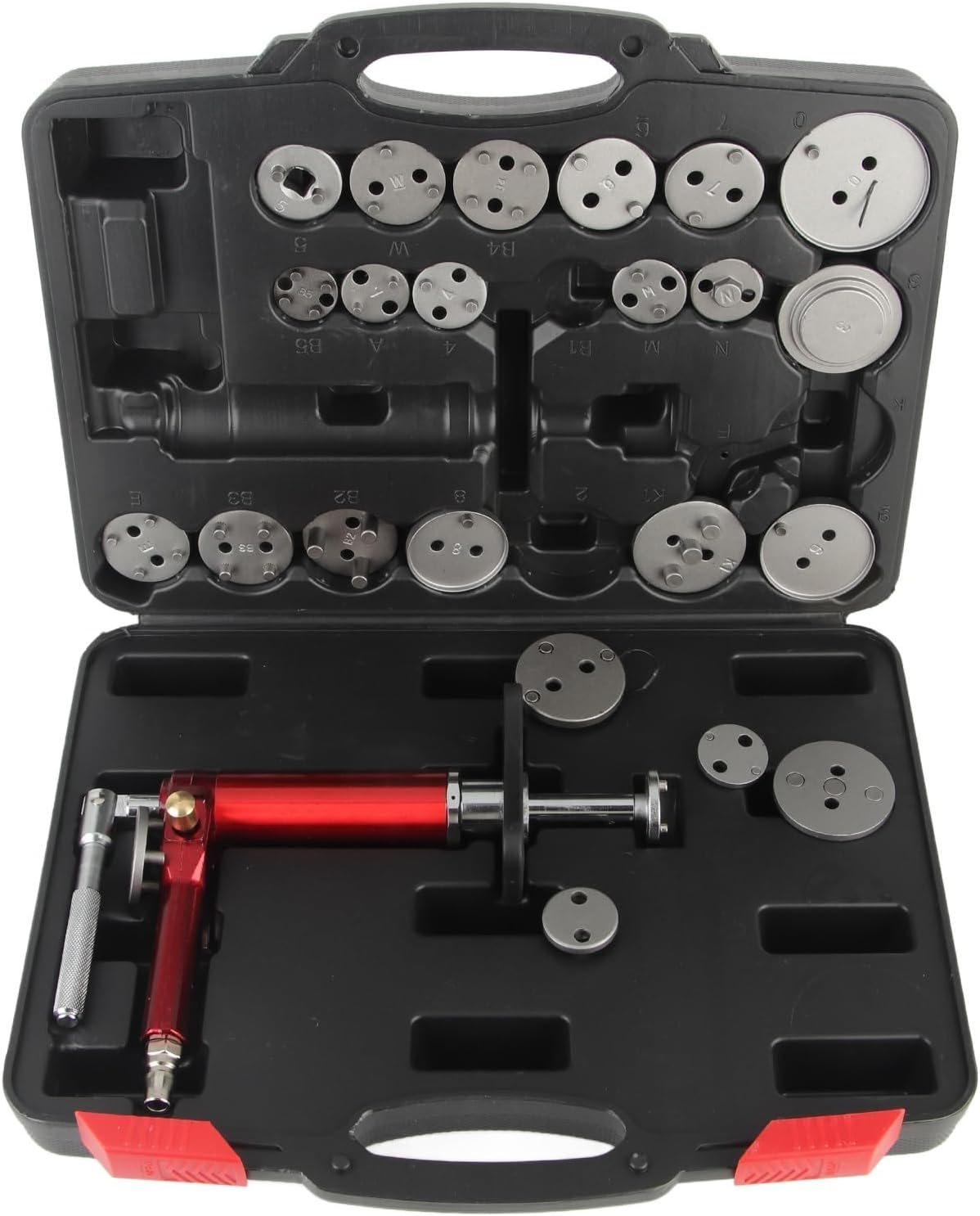 Pneumatic Brake Caliper Piston Wind Back Compression Spreading Tool, Heavy Duty Brake Caliper Compression Tool Caliper Piston Tool for Brake Pad Replacement Reset image number 1