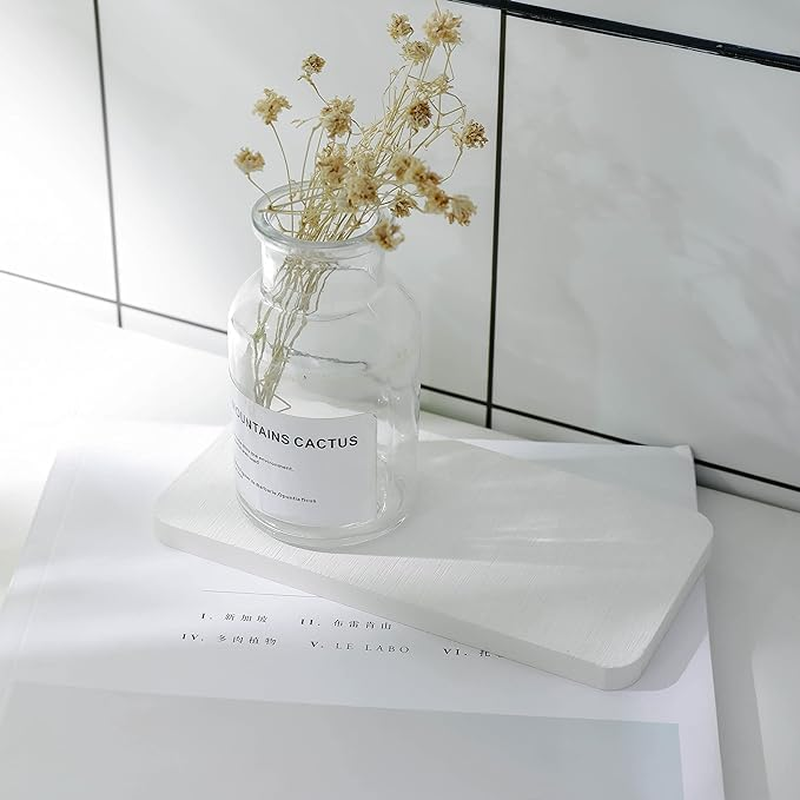 4Pcs Water Absorbent Diatomite Coasters, Kitchen Bathroom Sink Soap Holder Absorbent Stone Coasters Prevents Moisture Buildup, Dry Sink Organizer for Hand Soap & Cups Drinks Bottles, Plants image number 4