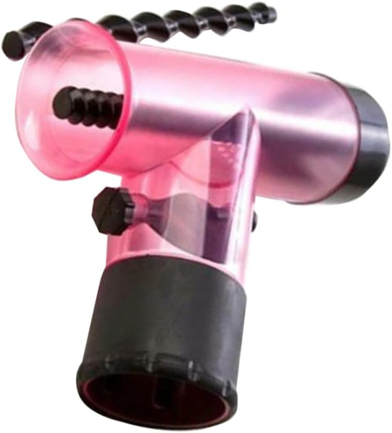 HEALEEP Portable Curly Hair Roller for Hair Dryer Nozzle High Temperature Resistant Plastic with Case at Home Barber Shop Rosy image number 5