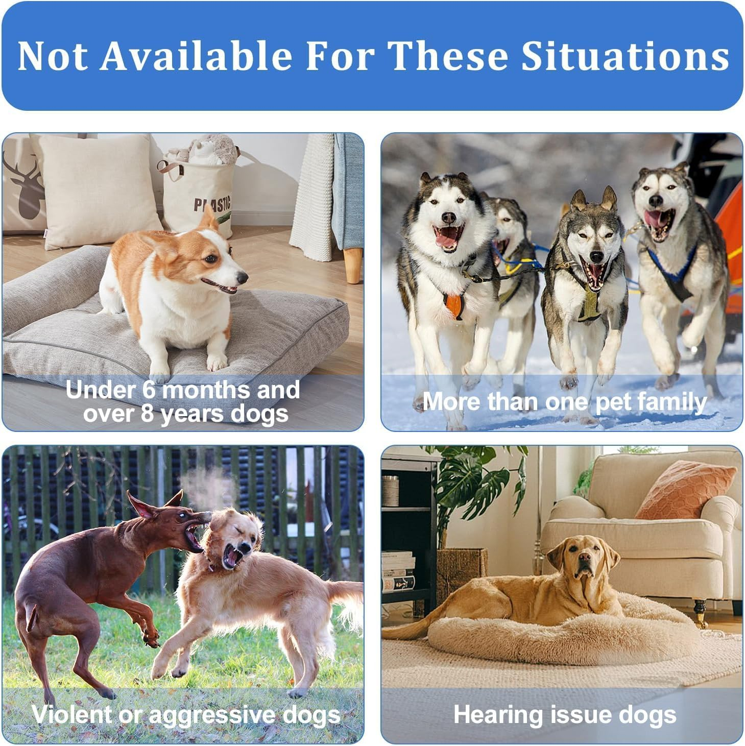 Anti Bark Device for Dogs, Ultrasonic Dog Bark Control Deterrent Devices with 3 Adjustable Levels, Stop Neighbors Dog Barking Silencer, Barks No More Dog Training Device Indoor & Outdoor image number 4