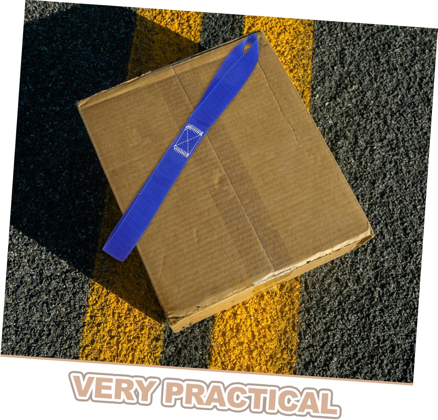 DINHEAROM 5Pcs Adjustable Multi-Purpose Tie down Straps Weather Resistant Luggage Straps for Travel Camping Motorcycles Atvs Lawn Equipment Versatile Moving Accessories image number 6