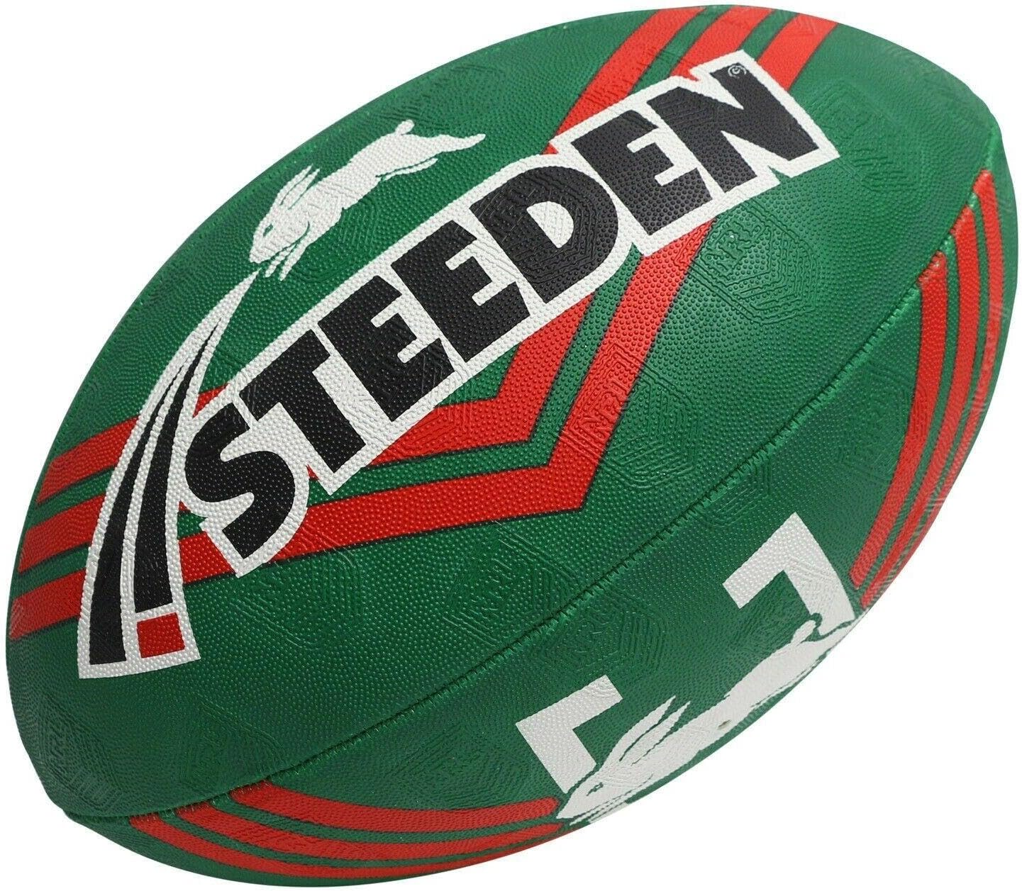 Steeden South Sydney Rabbitohs - Size 5 - NRL Supporter Football