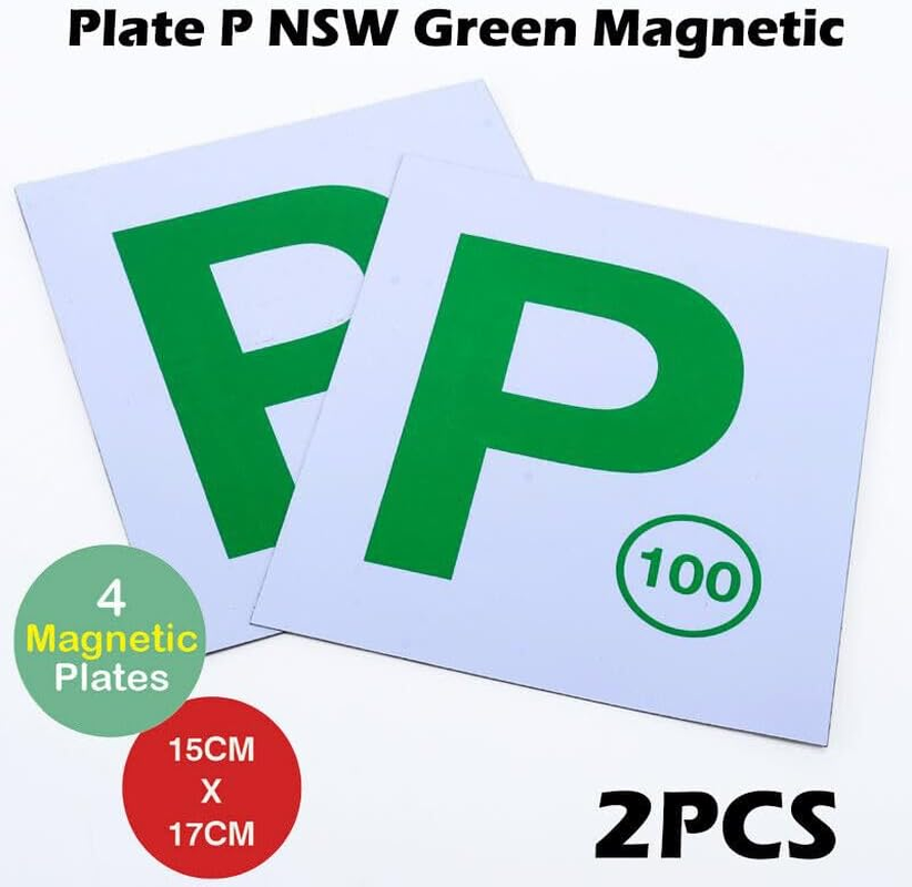 Tootoo 2Pcs Green P Plates Magnetic | Easy to Use (NSW Only) Handy Hardware image number 4