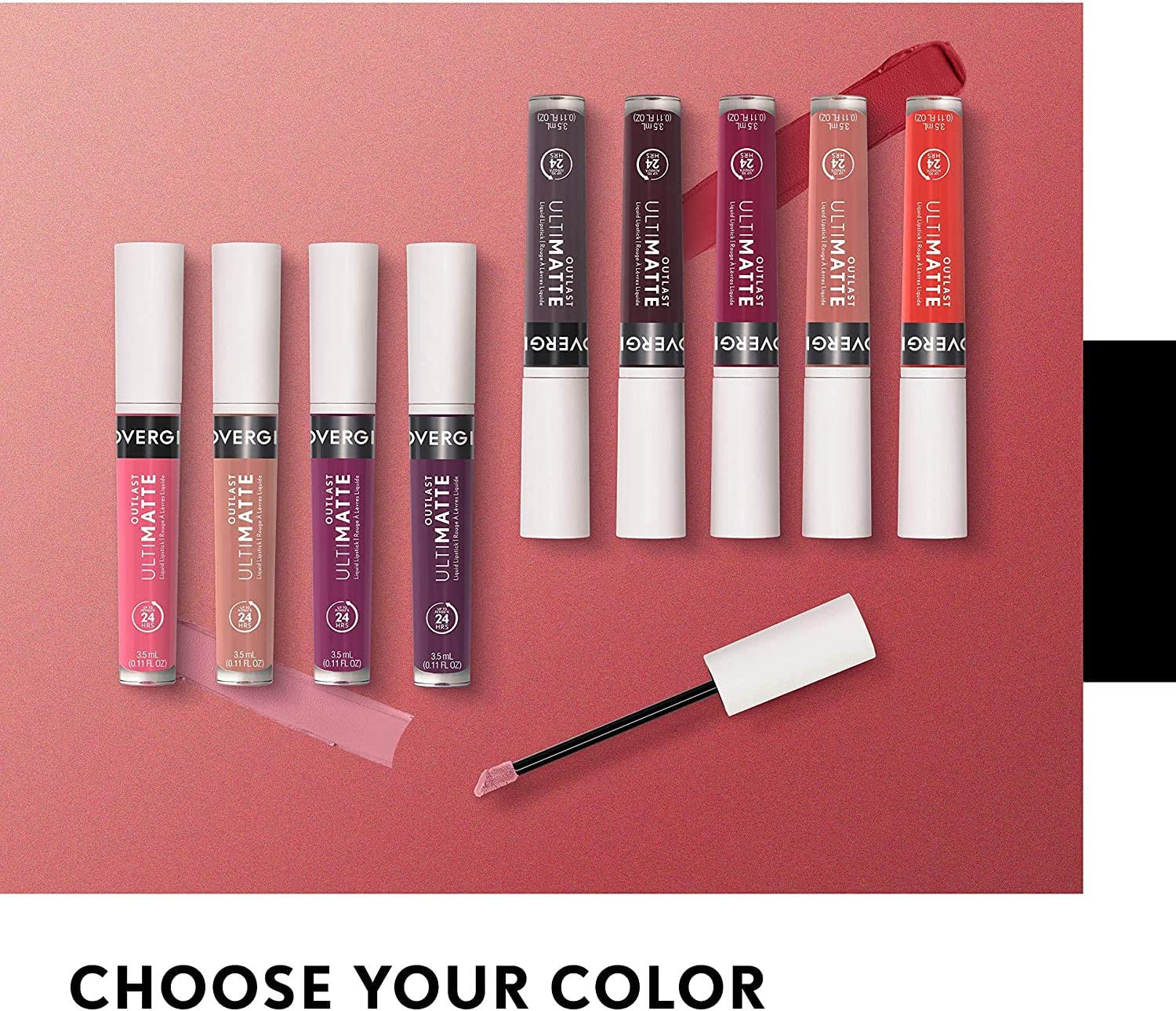 Covergirl Outlast Ultimatte Liquid Lipstick #115 Yay Rose 3.5Ml - Very Sancerre image number 3