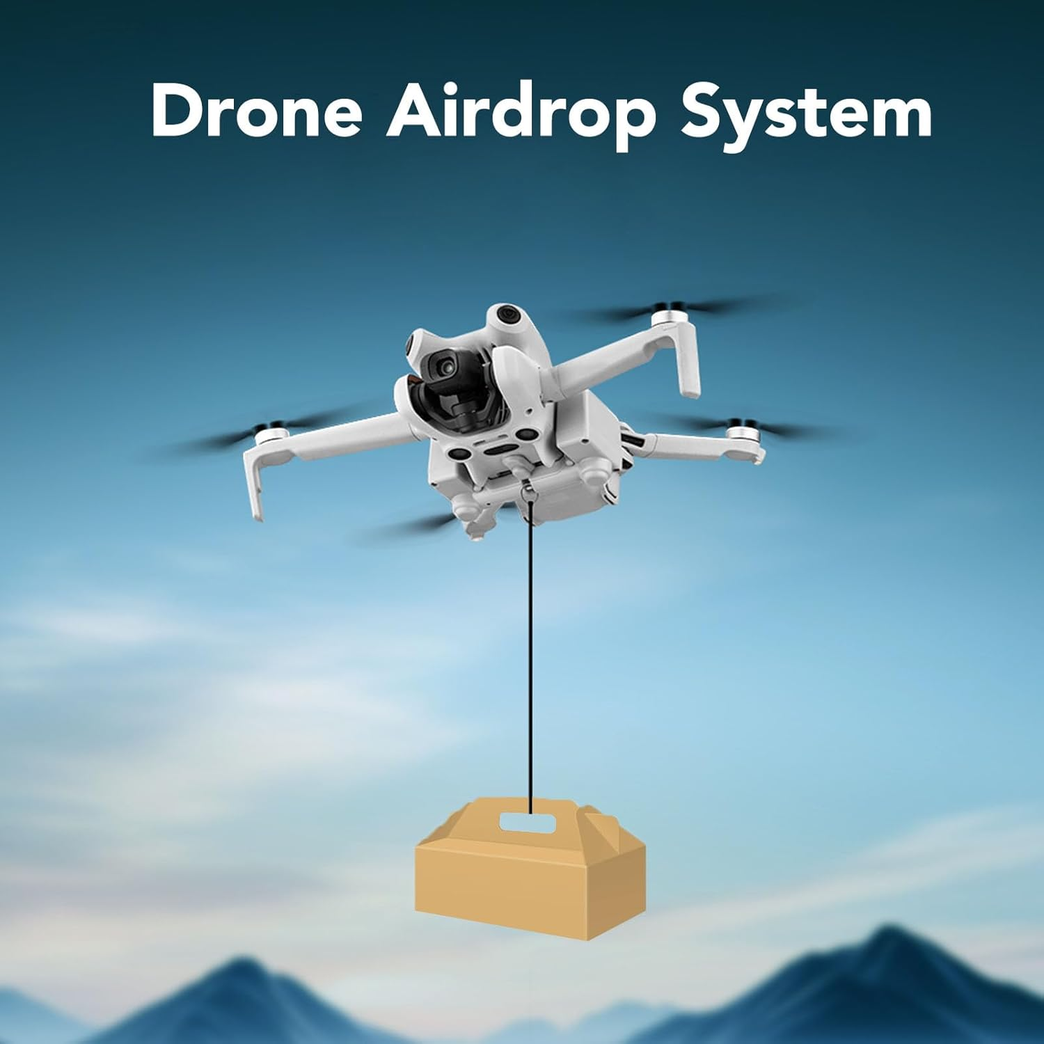 Drone Airdrop System for Mini 4 Pro Payload Release, 47G Drop Release Device Built in Soft Pad, Drone Thrower Airdrop Dropping System image number 6