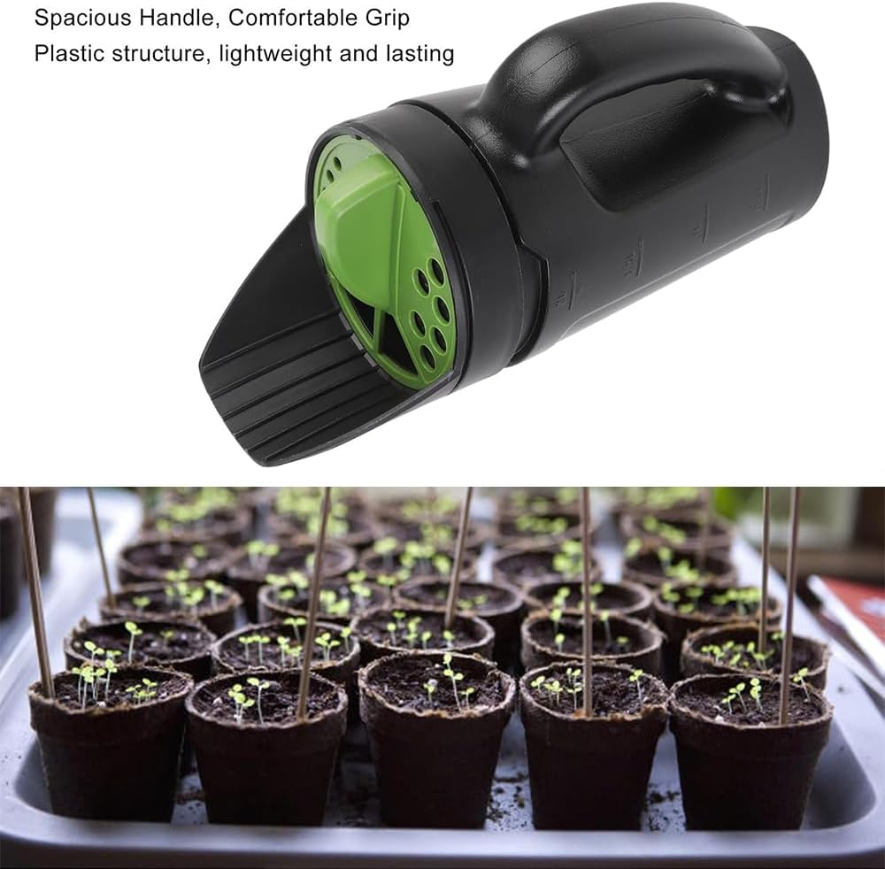 Handheld Seeding Pot & Shovel &ndash; 2.5L Lawn & Garden Dispenser with Adjustable Openings &ndash; Multi-Purpose Seed Spreader for Grass, Fertilizer, Salt, Ice Melt & Deicer image number 6