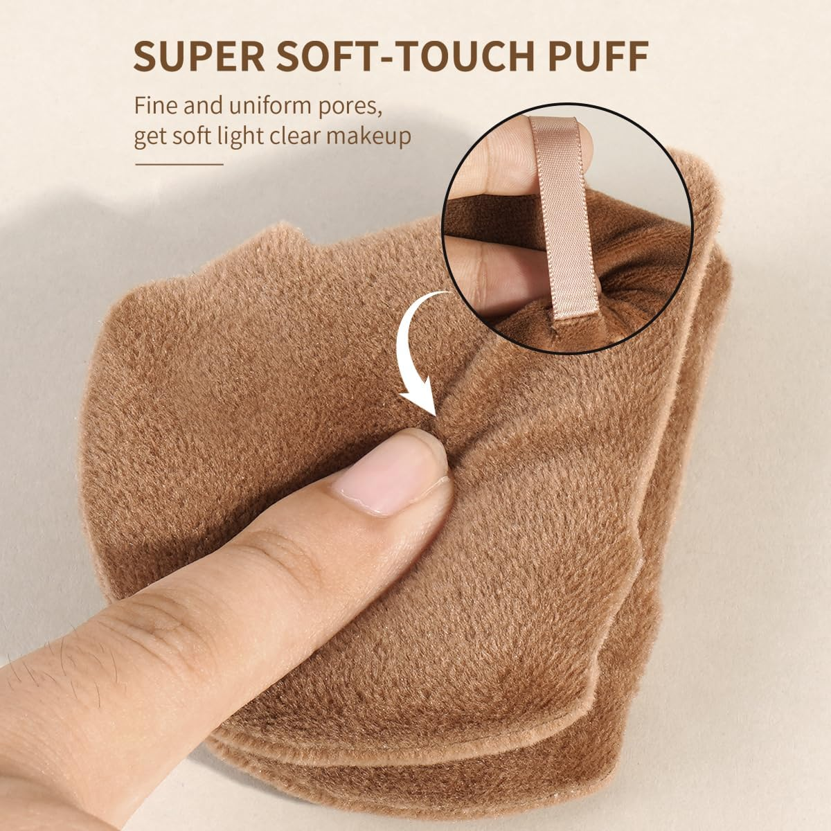 MAANGE 16PCS Makeup Brush Set Travel Makeup Brushes for Liquid Powder Contour Concealer Cream Cosmetics Blending Eyeshadow Eyeliner (Coffee) image number 3