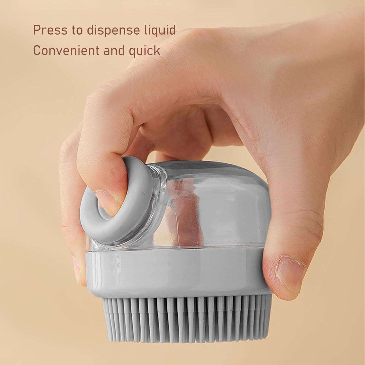 Head Scrubber Scalp Massager, Ergonomic Shampoo Brush for Scalp Exfoliator Stress Relax, Silicone Shower Hair Brush for Women Men Kids image number 2