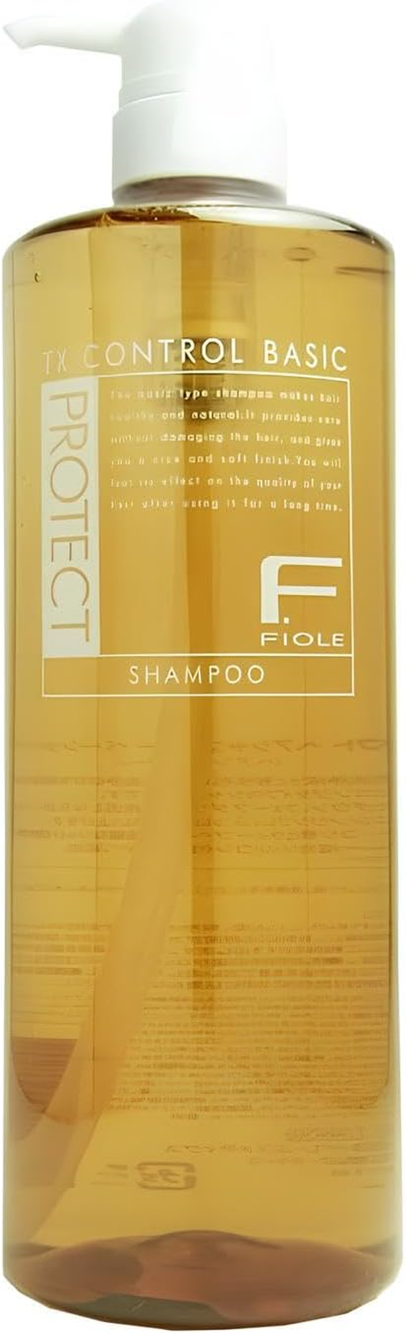 FIOLE F Protect Hair Shampoo, Basic, 33.8 Fl Oz (1,000 Ml), 1.0 L (1.0 L)