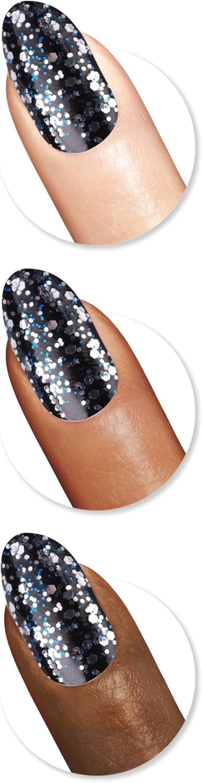 Sally Hansen Insta-Dri, Flash Top Coats, Quick Dry, Long Lasting, Sheer, Shimmery Blue Nail Polish image number 3