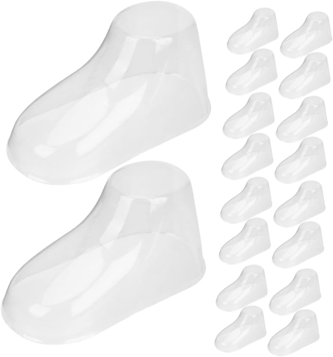 PRETYZOOM 100Pcs Boys and Girls Foot Model Shoe Display Stands for Socks Slippers Boy Girl Shoes Booties image number 1