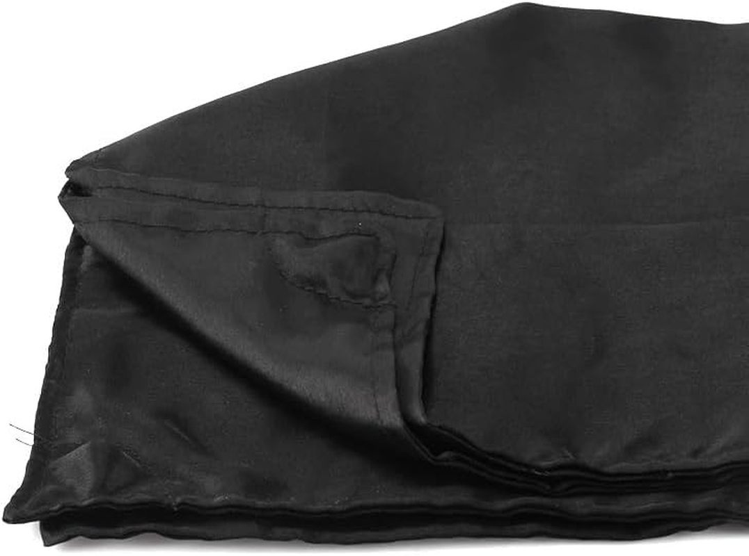 Milesmagic Magician'S Deluxe Coin Production Hanky Gimmick (Black Handkerchief) Mid Air Magic Trick image number 3