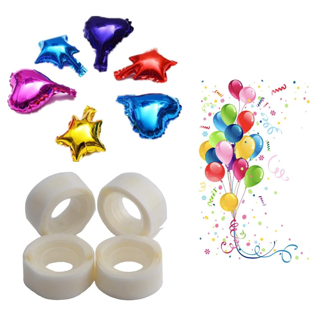 Cuicanfla Balloon Magic Glue Dots, 1000Pcs Point Dots Balloon Glue Easy Removable Adhesive Point Tape, for Gift Wrapping, Wedding Balloon Garland, Birthday Party image number 3