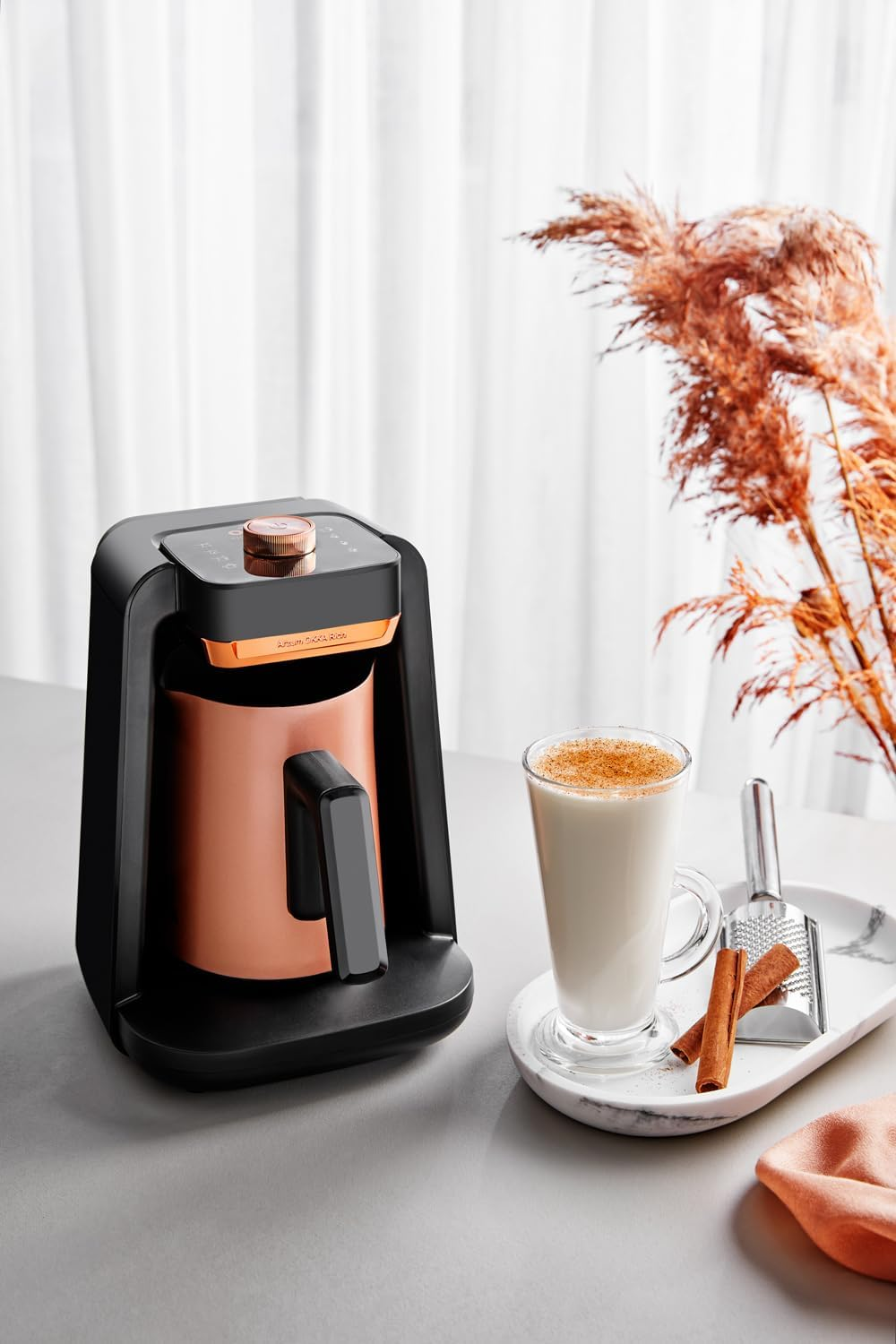 Arzum OKKA RICH SPIN PRO TURKISH COFFEE MACHINE (Copper) - Chrome image number 3