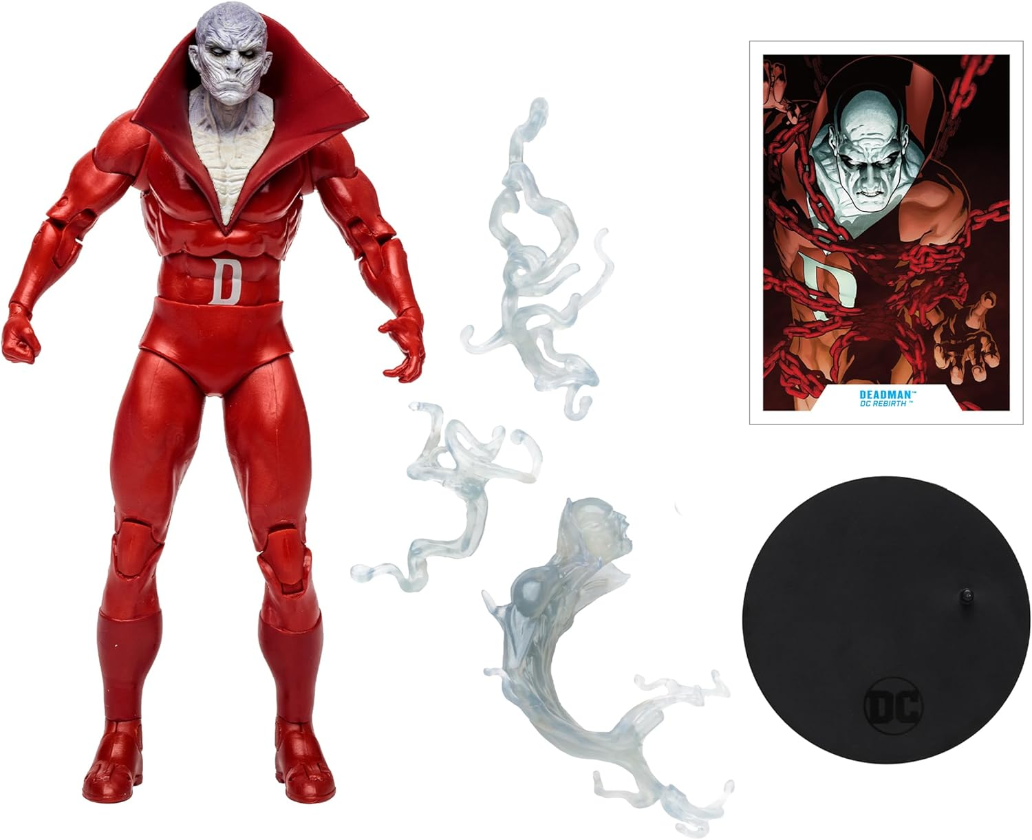 Mcfarlane Toys DC Multiverse Rebirth Deadman Gold Label Action Figure, 7-Inch Size image number 2