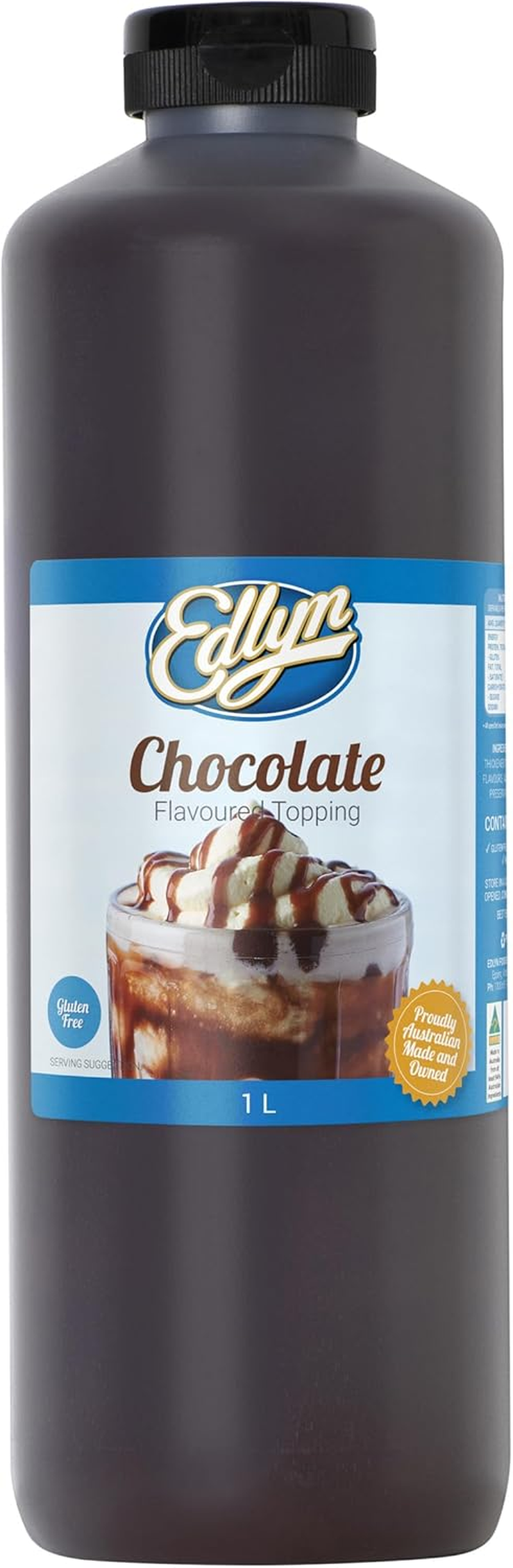 Edlyn Chocolate Flavoured Topping 1 Litre image number 4