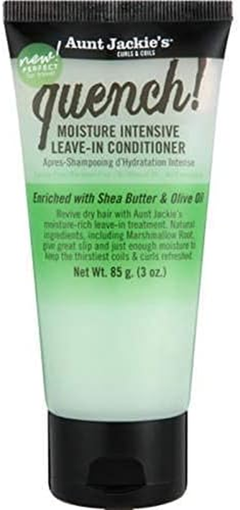 Aunt Jackie'S Quench Moisture Intensive Leave-In Conditioner with Shea Butter and Olive Oil, 85 G