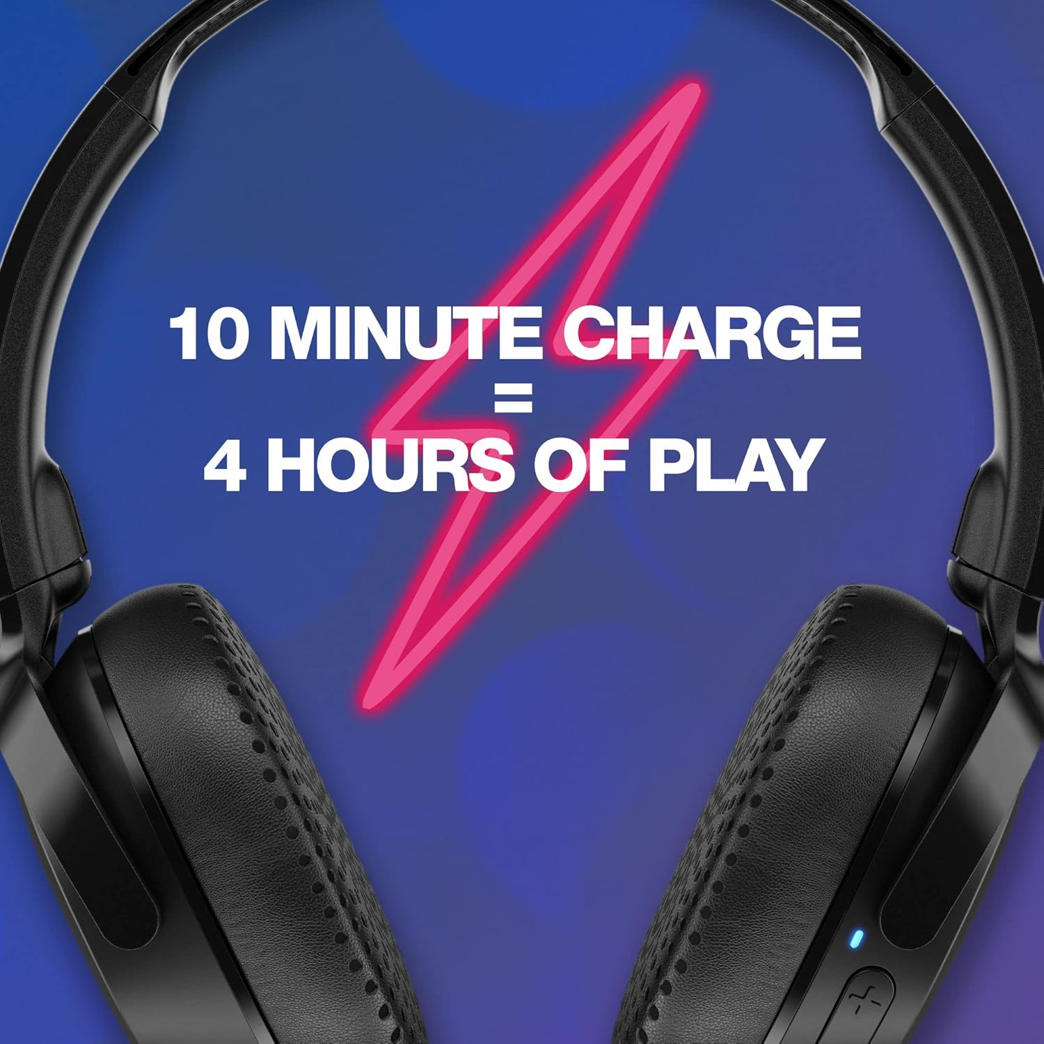 Skullcandy Riff 2 On-Ear Wireless Headphones, Black image number 1