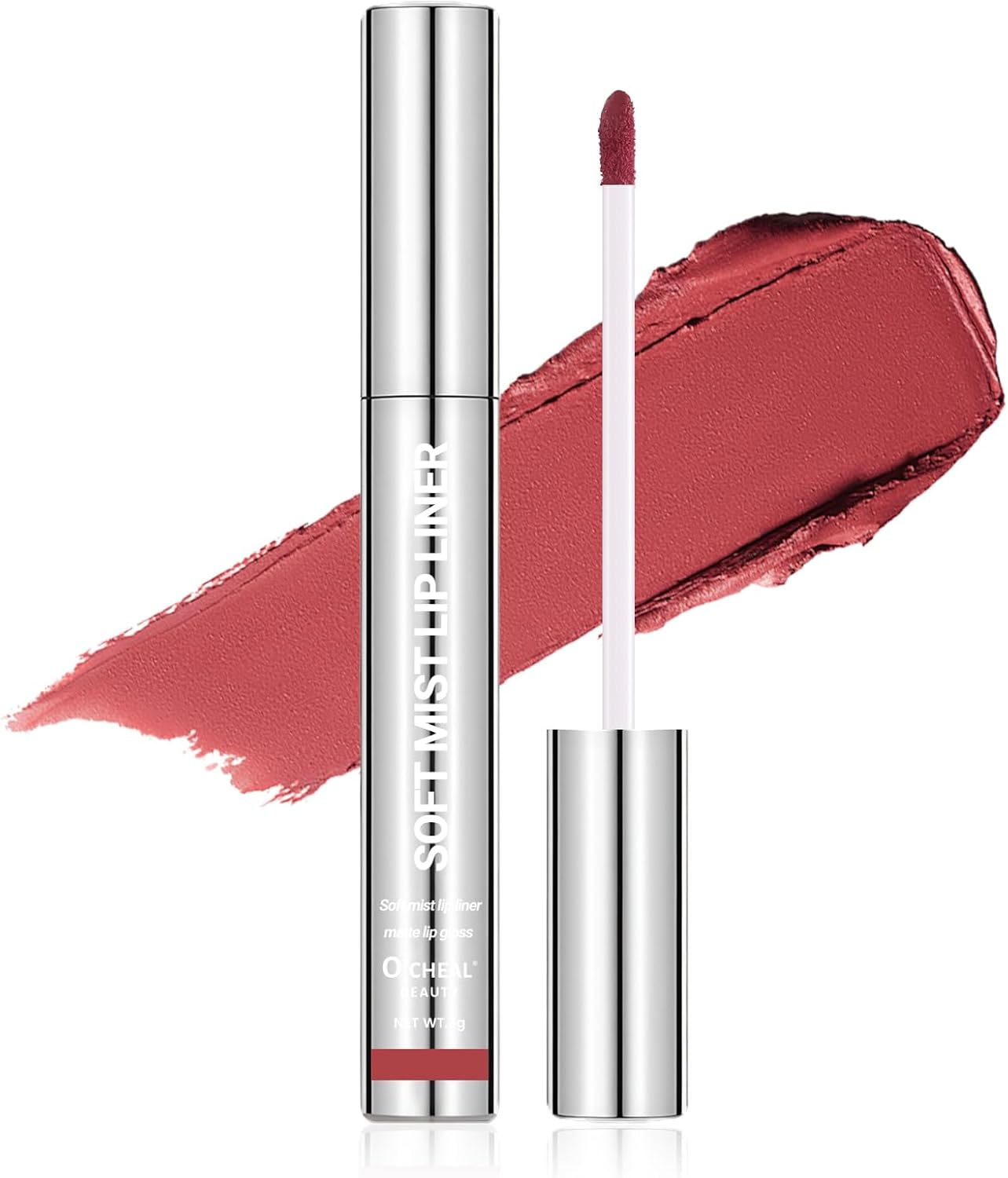 Lip Gloss Velvet Texture, Matte Lipstick Waterproof Long-Lasting Formula, 17-Hour Smudge-Proof Color, All-Day Comfort for Work & Play Non-Stick Cup Lip Tint for Women Girl